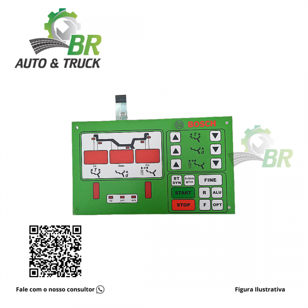 1696220002 PAINEL TECLADO - BALANCEADORA GEODYNA BRS 504 (BOSCH) - Image 2