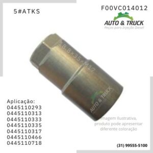 5#ATKS Porca Sextavada Para Ponteira 0445110293, 0445110313, 0445110333, 0445110335, 0445110317, 0445110466, 0445110718