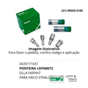 0433171631 - PONTEIRA LDFN0072 DLLA140P947 PARA IVECO STRALLIS