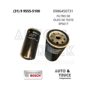 0986450731 FILTRO DE ÓLEO DE TESTE EPS617