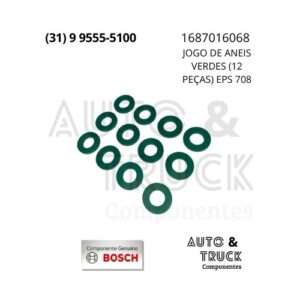 1687016068 JOGO DE ANEIS VERDES (12 PEÇAS) EPS 708