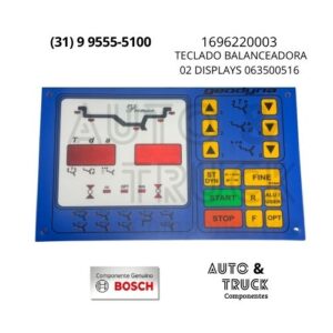 1696220003 TECLADO BALANCEADORA 02 DISPLAYS 063500516