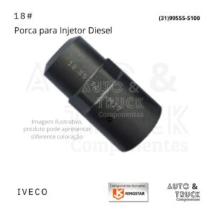 18# PORCA SEXTAVADA Ø18.85×34.7×M17 PARA IVECO