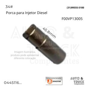 34# PORCA SEXTAVADA Ø45.8MM PARA 0445116XXX