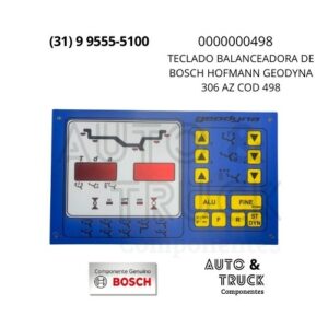 498 TECLADO BALANCEADORA DE BOSCH HOFMANN GEODYNA 306 AZ COD 498
