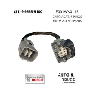 F001WA0112 CABO ADAT. 6 PINOS HILUX 2017+
