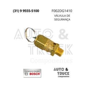 F002DG1410 VÁLVULA DE SEGURANÇA RECICLADORA BOSCH