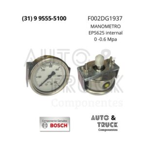 F002DG1937 MANOMETRO EPS625 internal 0 -0.6 Mpa