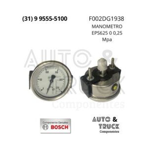F002DG1938 MANOMETRO EPS625 0 0,25 Mpa