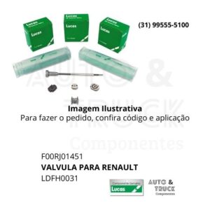 F00RJ01451  VALVULA LDFH0031 PARA RENAULT