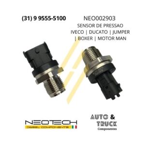 NEO002903 SENSOR DE PRESSAO IVECO | DUCATO | JUMPER | BOXER | MOTOR MAN