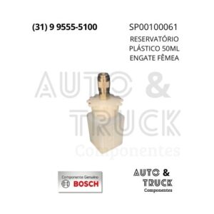 SP00100061 RESERVATÓRIO PLÁSTICO 50ML ENGATE FÊMEA