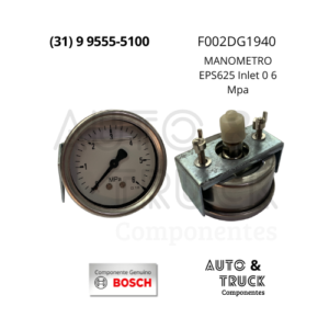 F002DG1940 MANOMETRO EPS625 Inlet 0 6 Mpa
