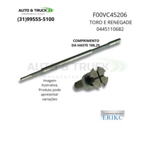 F00VC45206 EK KIT VÁLVULA PARA 0445110682 TORO RENEGADE HASTE 106,25MM