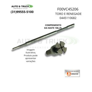F00VC45206 KS KIT VÁLVULA PARA 0445110682 TORO RENEGADE HASTE 106,25MM