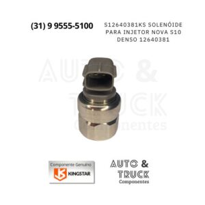 S12640381KS SOLENÓIDE PARA INJETOR NOVA S10 DENSO 12640381